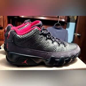 Mens size 5 Nike Jordan 9 Retro Low Black/Gray Golf Shoes FJ5934-002